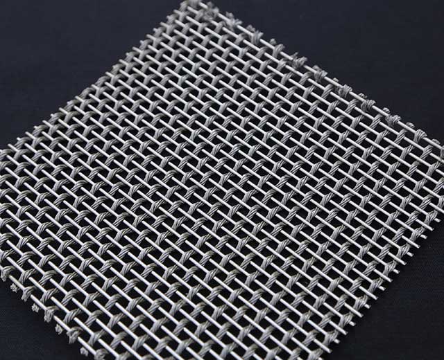 Metal decorative mesh for surface treatment