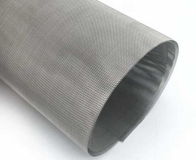 Tungsten wire mesh