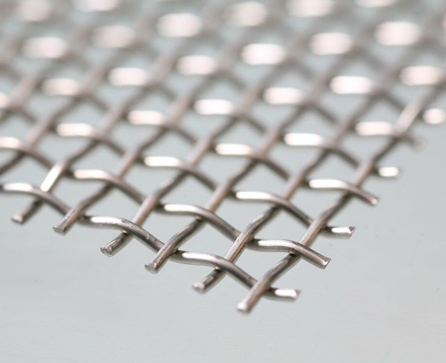 Pure silver wire mesh