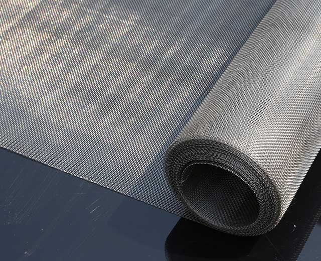 Pure silver wire mesh