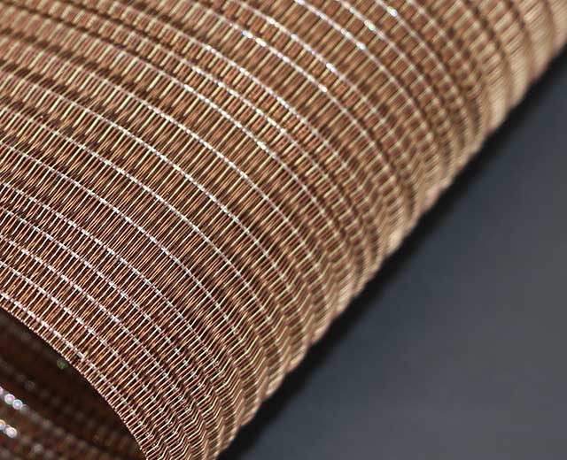 Brass woven wire fabric - BROCKLEBANK 5/2 - Sunon International