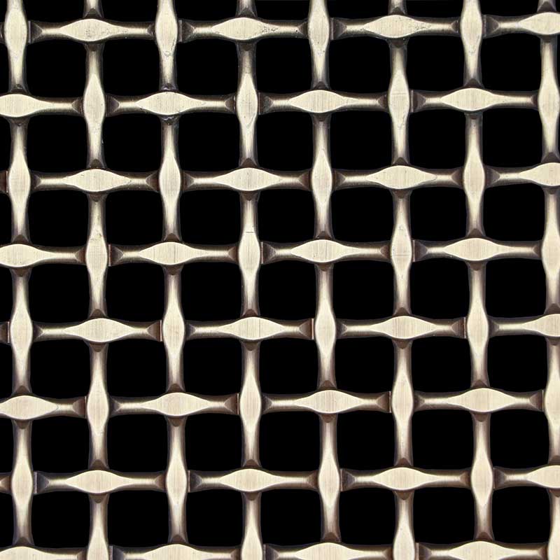 Features of metal decorative net