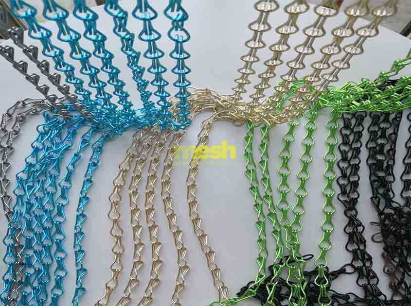 Is Chain Link Curtain suitable for creating suspended ceilings