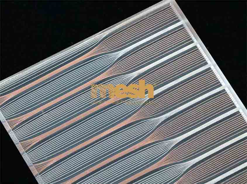 Does Laminated Glass Metal Mesh offer protection against electromagnetic interference