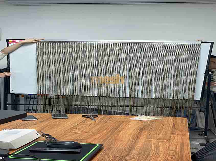 Chain Link Curtain: Adding Industrial Elegance to Hospitality Interiors