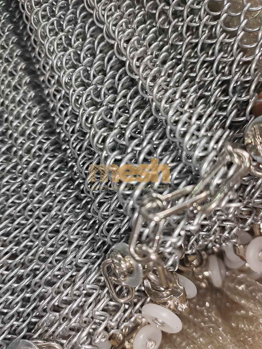 Metal coil drapery- US