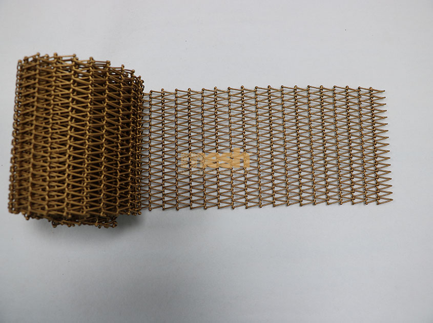 Innovative Impressions: Spiral Decorative Mesh Belts Redefined