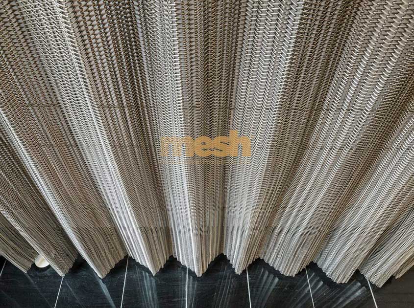 Aluminum Spiral Decorative Mesh Belts: Light and Flexible, Suitable for Interior Decoration