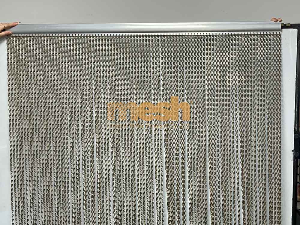 Metal Mesh Magic: Chain Link Curtains in Interior Decor