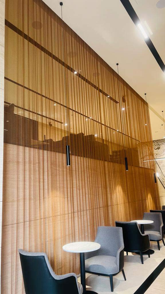 Metal Coil Drapery Curtain - Iran